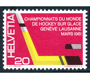 European Championship and World Championship ice hockey  - Switzerland 1961 - 20 Rappen