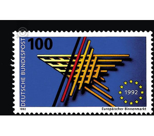 European internal market  - Germany / Federal Republic of Germany 1992 - 100 Pfennig