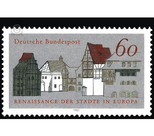 European monument protection campaign Renaissance of the cities  - Germany / Federal Republic of Germany 1981 - 60 Pfennig