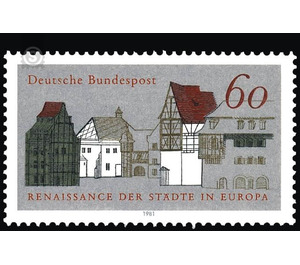 European monument protection campaign Renaissance of the cities  - Germany / Federal Republic of Germany 1981 - 60 Pfennig