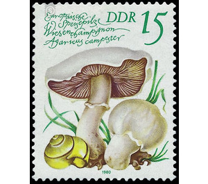 European mushrooms  - Germany / German Democratic Republic 1980 - 15 Pfennig