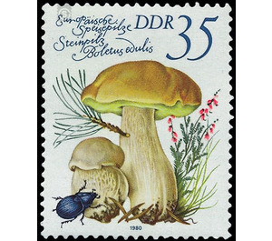 European mushrooms  - Germany / German Democratic Republic 1980 - 35 Pfennig