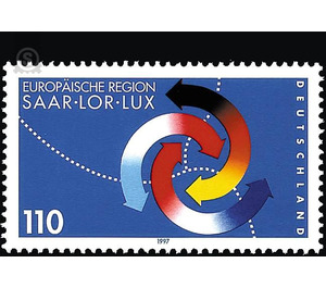 European Region Saar-Lor-Lux  - Germany / Federal Republic of Germany 1997 - 110 Pfennig