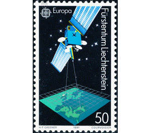 European Spaceflight  - Liechtenstein 1991 - 50 Rappen