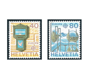 European stamp - mailbox  - Switzerland 1979 Set