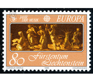 European Year of Music  - Liechtenstein 1985 - 80 Rappen