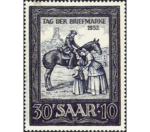 exhibition - Germany / Saarland 1952 - 3,000 Pfennig