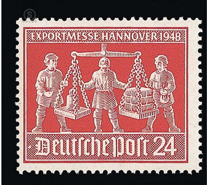 export fair  - Germany / Western occupation zones / American zone 1948 - 24 Pfennig
