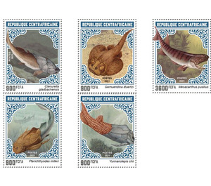 Extinct Fishes (2021) - Central Africa / Central African Republic 2021 Set