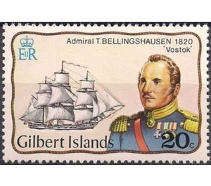 Fabian Gottlieb von Bellingshausen, 1820, and “Vostok.” - Micronesia / Gilbert Islands 1977 - 20