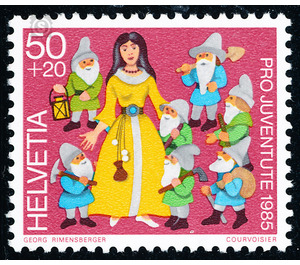 Fairy tale - Snow White  - Switzerland 1985 - 50 Rappen