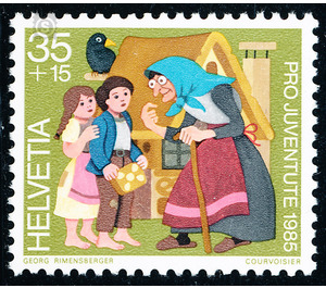 Fairy tales - Hansel and Gretel  - Switzerland 1985 - 35 Rappen