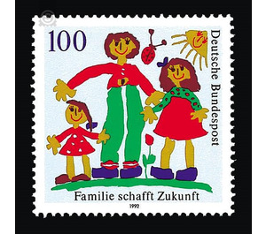 Family creates future  - Germany / Federal Republic of Germany 1992 - 100 Pfennig