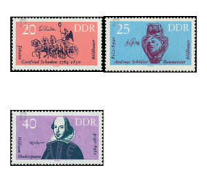 Famous artists  - Germany / German Democratic Republic 1964 Set