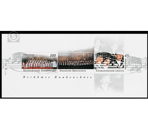 Famous Boys Choirs (block edition)  - Germany / Federal Republic of Germany 2003