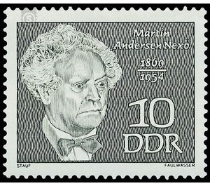 Famous people  - Germany / German Democratic Republic 1969 - 10 Pfennig