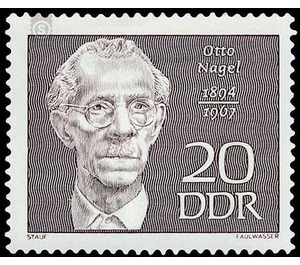 Famous people  - Germany / German Democratic Republic 1969 - 20 Pfennig