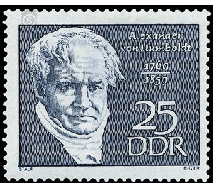 Famous people  - Germany / German Democratic Republic 1969 - 25 Pfennig