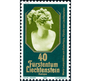 Famous people  - Liechtenstein 1980 - 40 Rappen