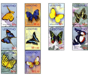 Fauna - Butterflies - South Africa / Lesotho 2007 Set