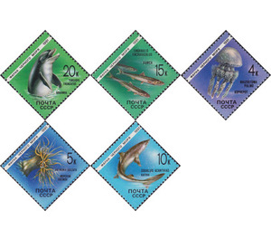 Fauna of Black Sea - Russia / Soviet Union 1991 Set