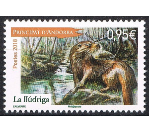 Fauna : Otter - Andorra, French Administration 2018 - 0.95