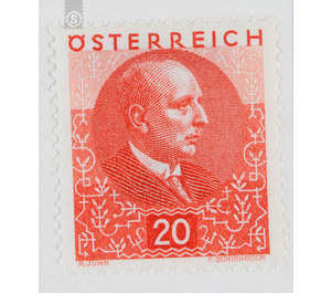 Federal President  - Austria / I. Republic of Austria 1930 - 20 Groschen