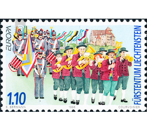 Festivals and festivals  - Liechtenstein 1998 - 110 Rappen