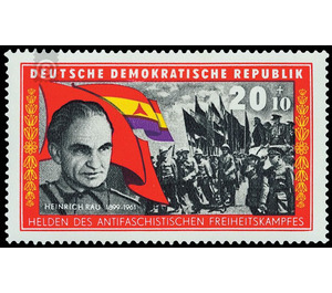 Fighters of the International Brigades in Spain  - Germany / German Democratic Republic 1966 - 20 Pfennig