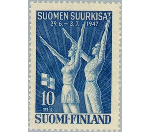 Finlands Festival - Male and female athletes - Finland 1947 - 10