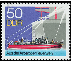 fire Department  - Germany / German Democratic Republic 1977 - 50 Pfennig