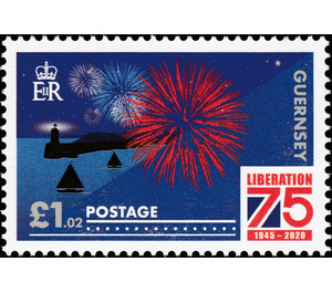 Fireworks over Harbor - Guernsey 2020 - 1.02