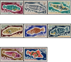 Fish (1980) - French Australian and Antarctic Territories 1971 Set