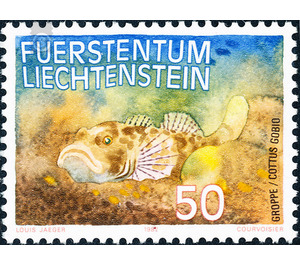 fish  - Liechtenstein 1987 - 50 Rappen