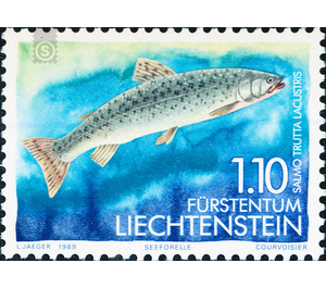 fish  - Liechtenstein 1989 - 110 Rappen