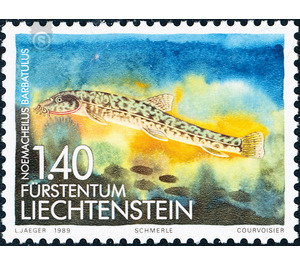 fish  - Liechtenstein 1989 - 140 Rappen