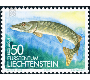 fish  - Liechtenstein 1989 - 50 Rappen