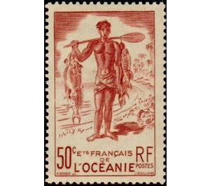 Fisherman - Polynesia / French Oceania 1948 - 50