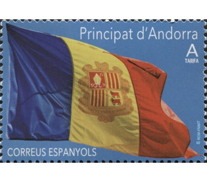 Flag of Andorra - Andorra, Spanish Administration 2019