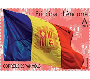 Flag of Andorra - Andorra, Spanish Administration 2020