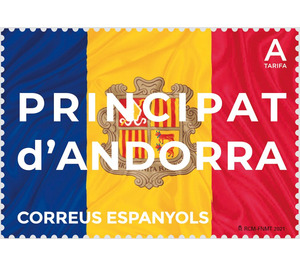 Flag of Andorra - Andorra, Spanish Administration 2021