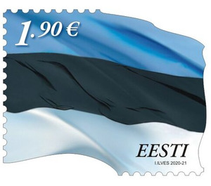 Flag of Estonia - Estonia 2020 - 1.90