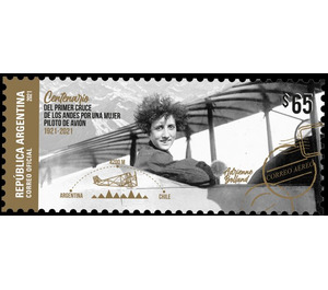 Flight of Adrienne Bolland across Andes, Centenary - South America / Argentina 2021 - 65