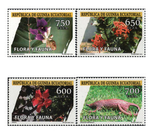 Flora y Fauna Guinea Ecuatorial - Central Africa / Equatorial Guinea  / Equatorial Guinea 2016 Set