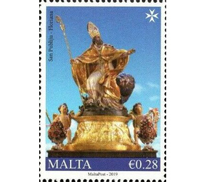 Floriana - Statue of St. Publius - Malta 2019 - 0.28