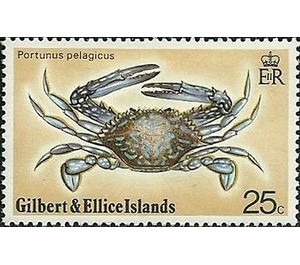 Flower Crab (Portunus pelagicus) - Micronesia / Gilbert and Ellice Islands 1975 - 25