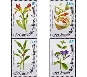 Flowers - 1979 - Caribbean / Saint Kitts and Nevis 1979 Set