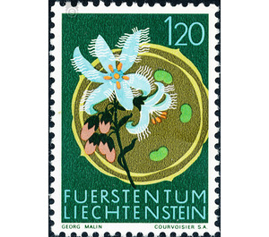 flowers  - Liechtenstein 1970 - 120 Rappen