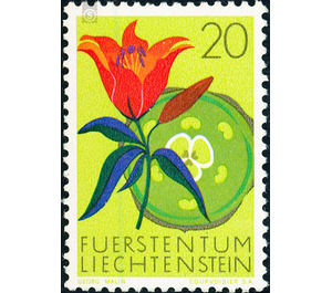 flowers  - Liechtenstein 1970 - 20 Rappen