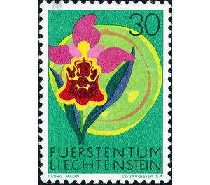 flowers  - Liechtenstein 1970 - 30 Rappen